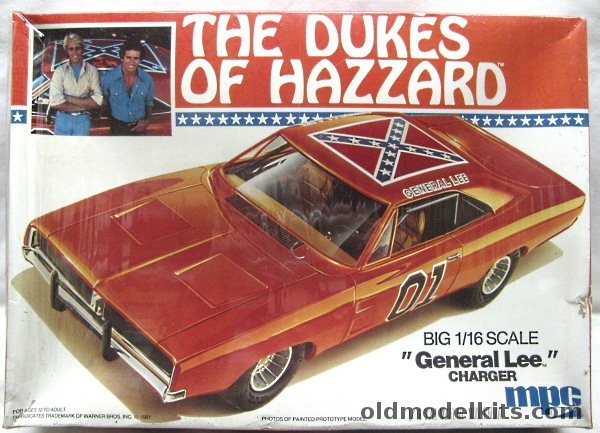 MPC 1/16 The Dukes of Hazzard 'General Lee' Dodge Charger, 1-3058 plastic model kit